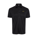 Collars & Co. Alpha Epsilon Pi Semi-Spread Collar Polo Black