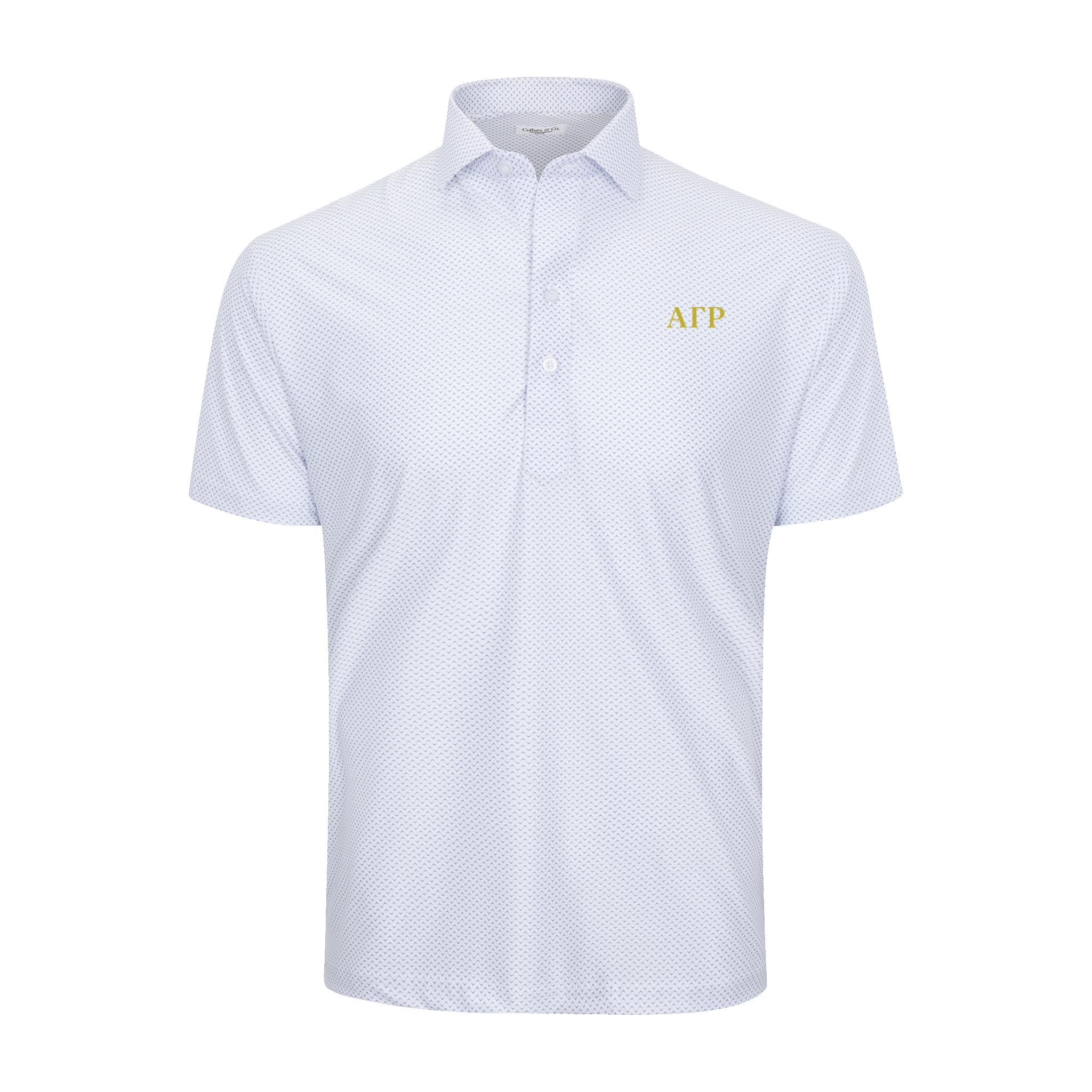 Collars & Co. Alpha Gamma Rho Featherweight Flex Polo Pulse