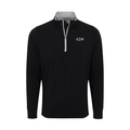 Collars & Co. Alpha Sigma Phi DriRelease® Performance Pullover Black with Light Grey Trim