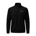 Collars & Co. Alpha Tau Omega Cloud Cotton Quarter Zip Pullover Black