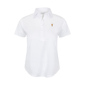 Arizona State Women's Cap Sleeve Semi Spread Polo White