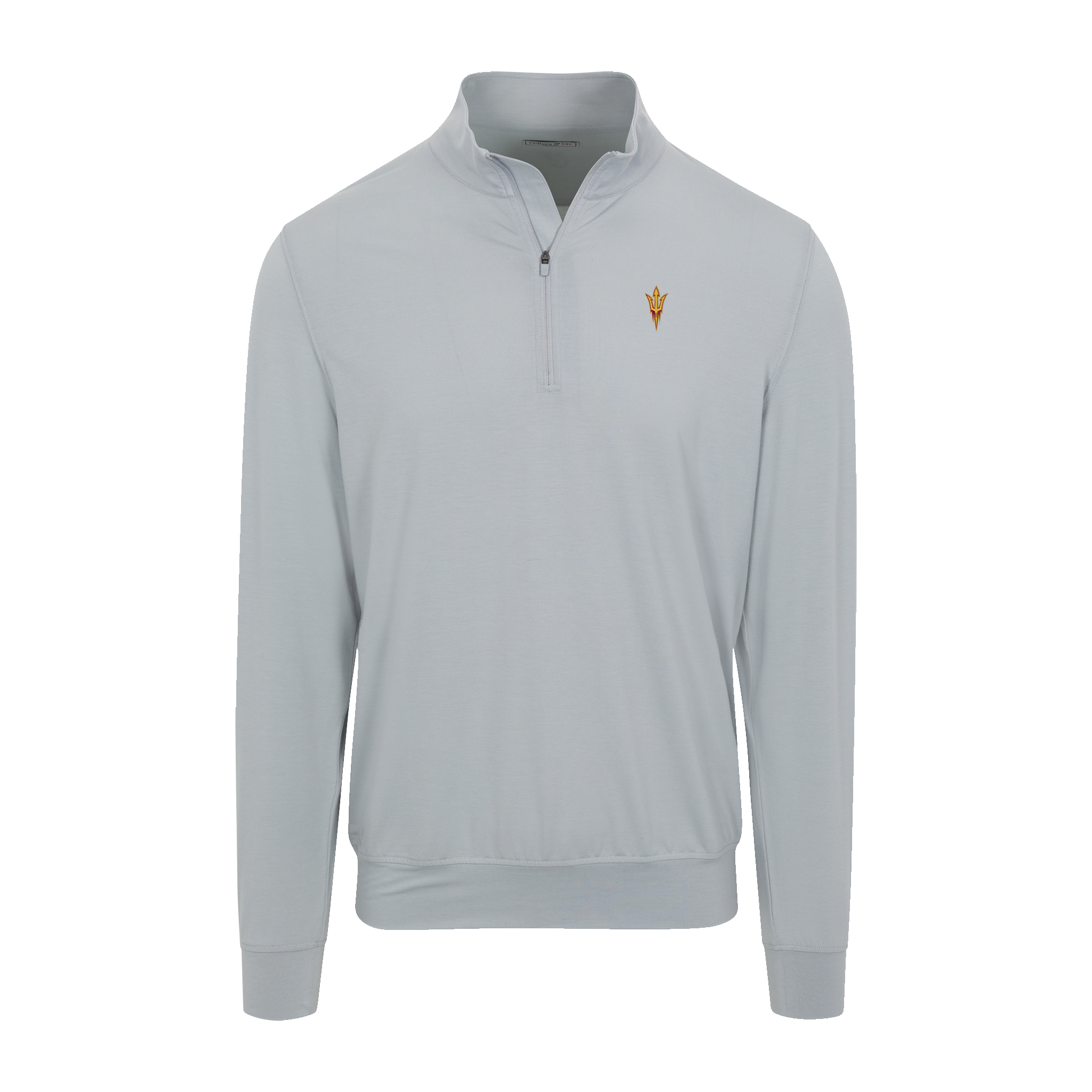 Arizona State Velocity Performance Quarter Zip Light Grey