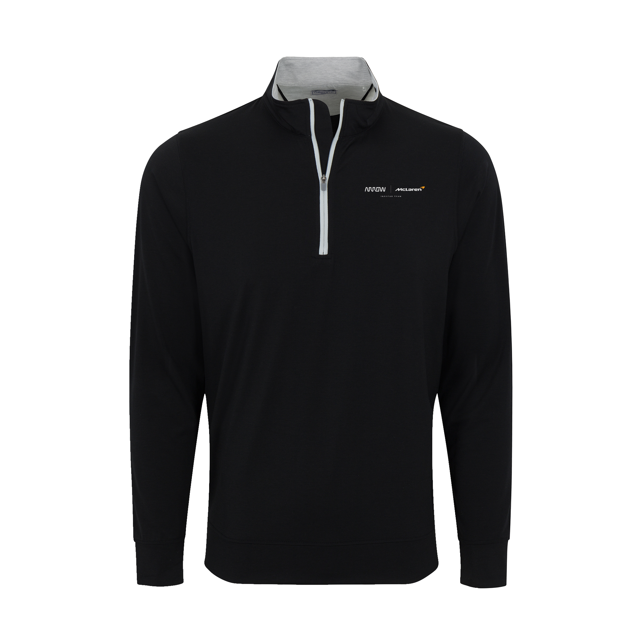 Arrow McLaren DriRelease® Performance Pullover Black with Light Grey Trim