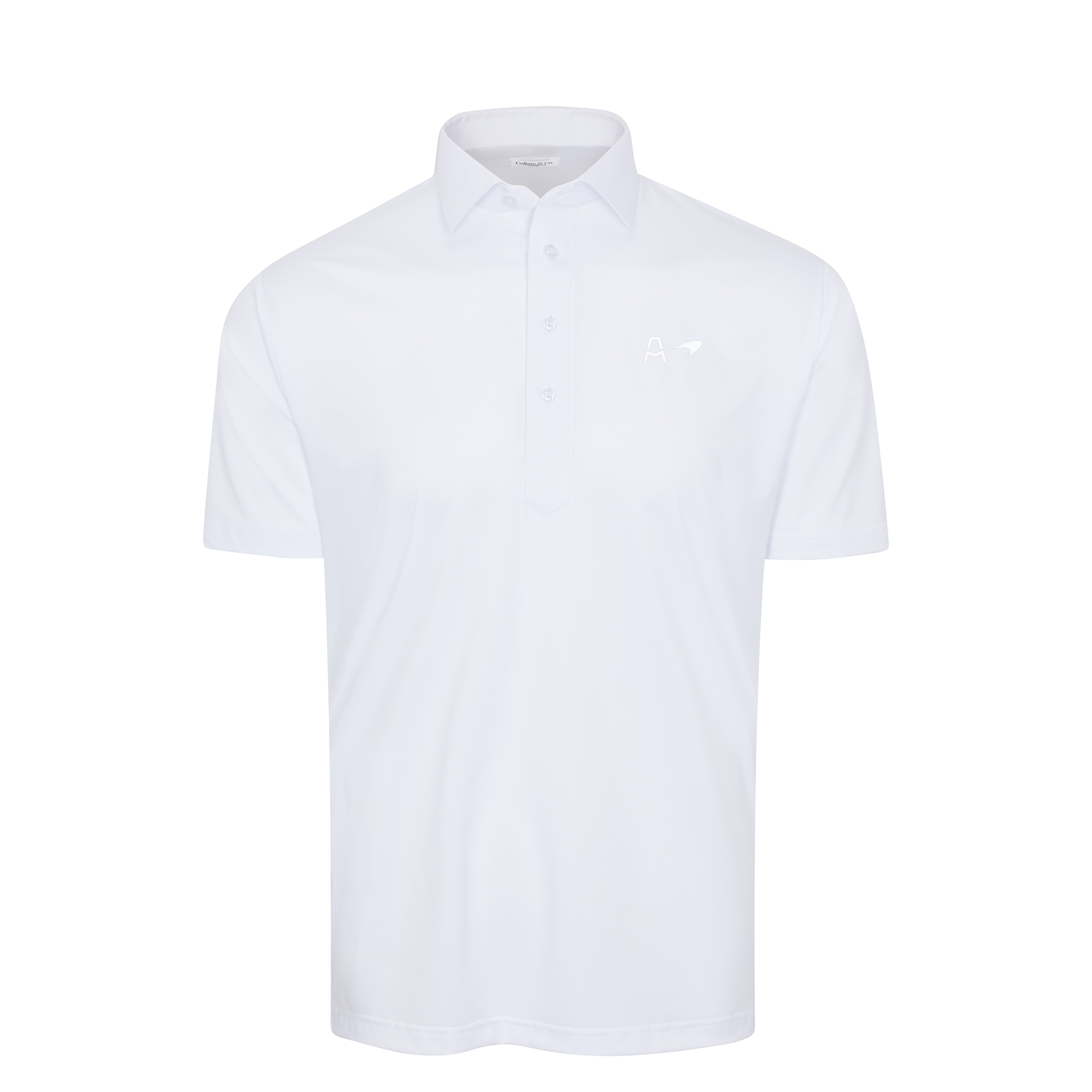 Arrow McLaren Semi-Spread Collar Polo White