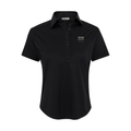 Arrow McLaren Women's Cap Sleeve Semi Spread Polo Black