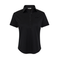 Arrow McLaren Women's Cap Sleeve Semi Spread Polo Black