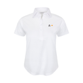 Arrow McLaren Women's Cap Sleeve Semi Spread Polo White