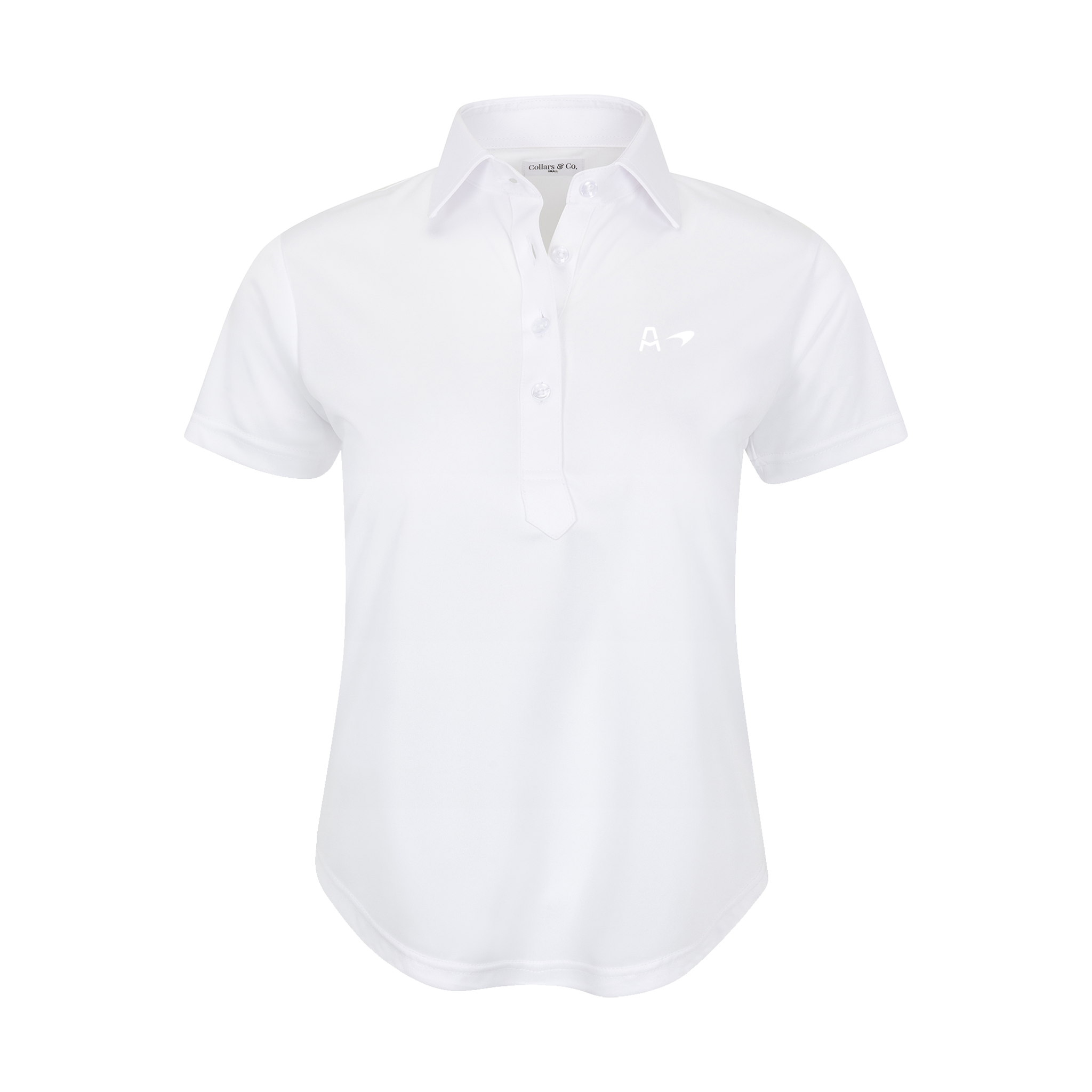 Arrow McLaren Women's Cap Sleeve Semi Spread Polo White