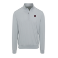 Auburn Velocity Performance Quarter Zip Light Grey