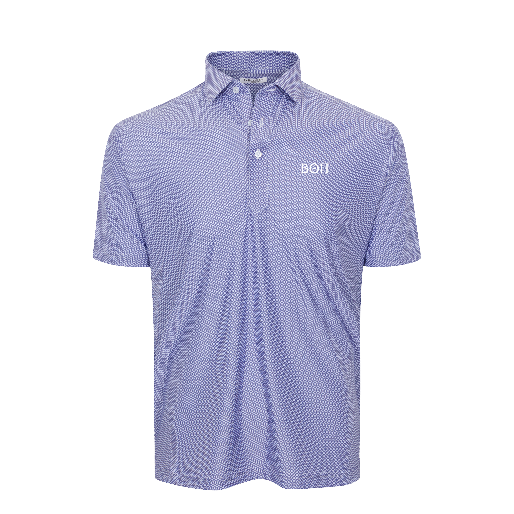 Collars & Co. Beta Theta Pi Featherweight Flex Polo Congressional Navy