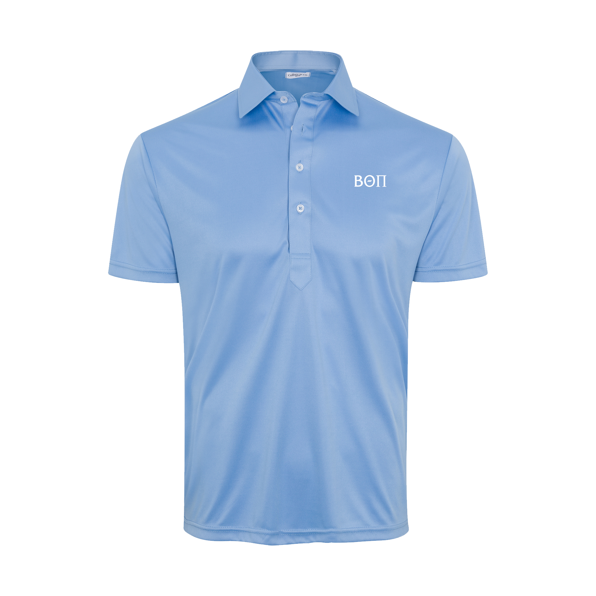 Collars & Co. Beta Theta Pi Semi-Spread Collar Polo French Blue