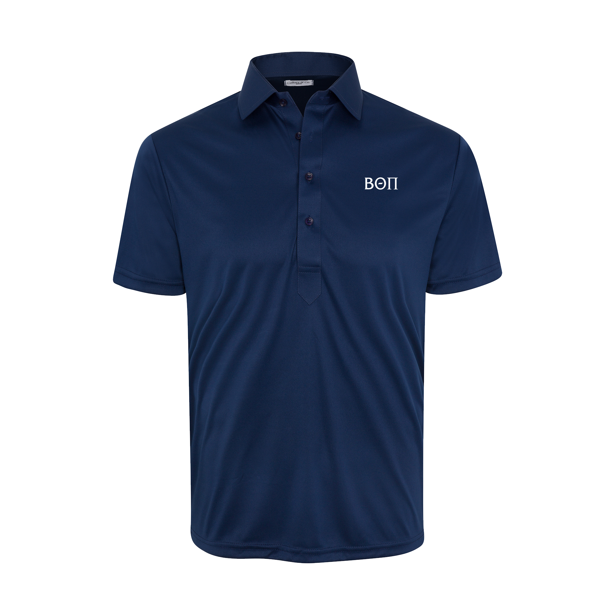 Collars & Co. Beta Theta Pi Semi-Spread Collar Polo Navy