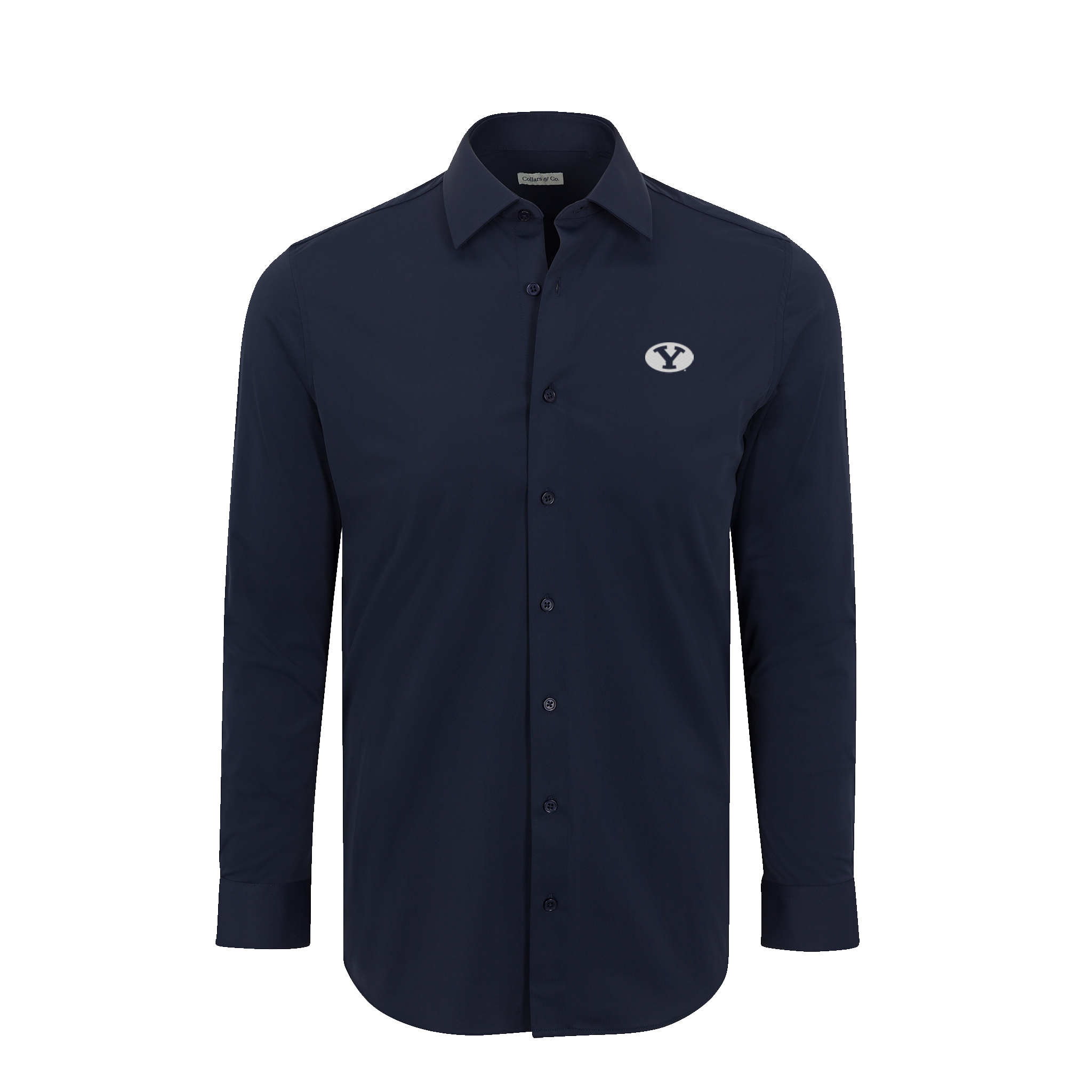 BYU Apex Performance Dress Shirt Navy