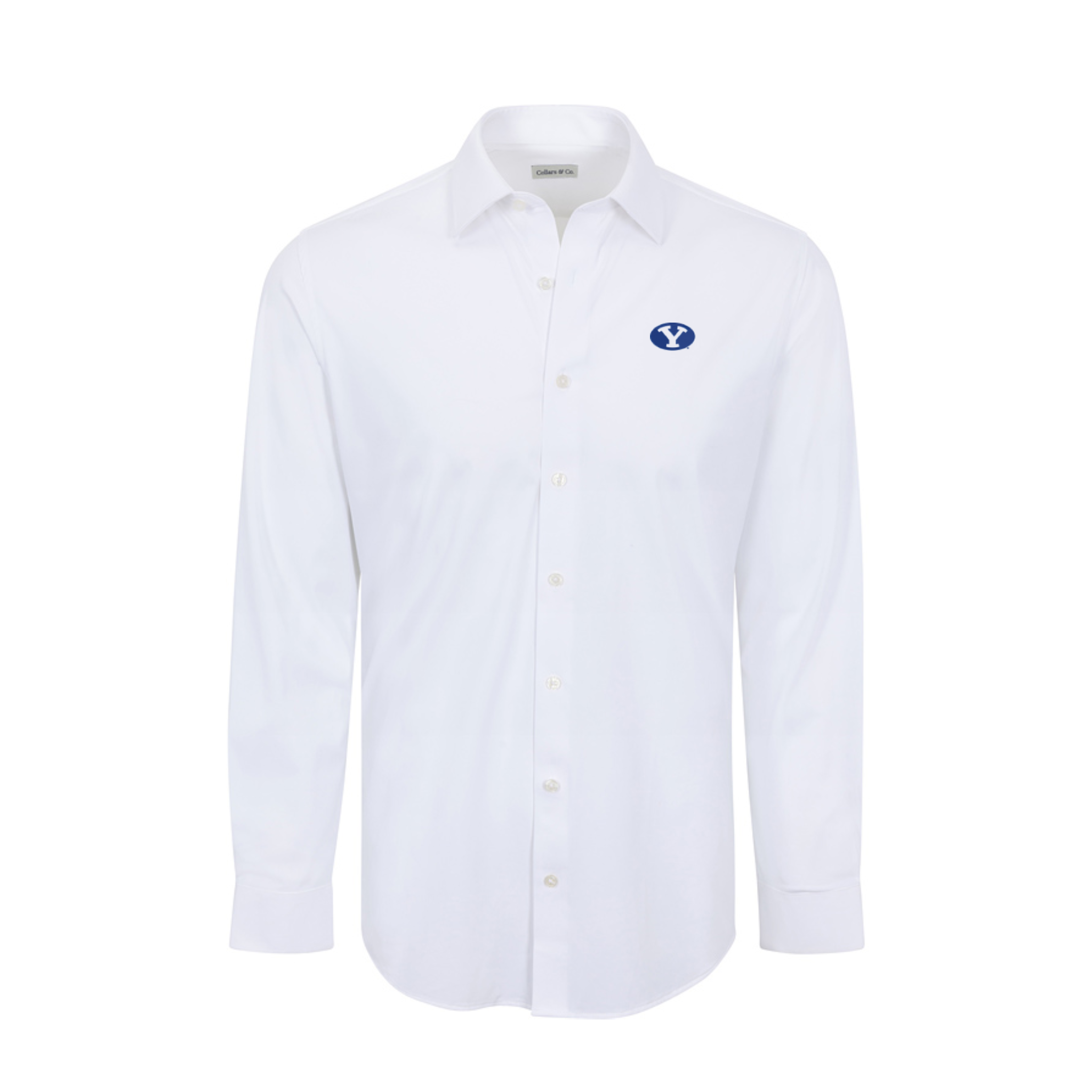 BYU Apex Performance Dress Shirt White