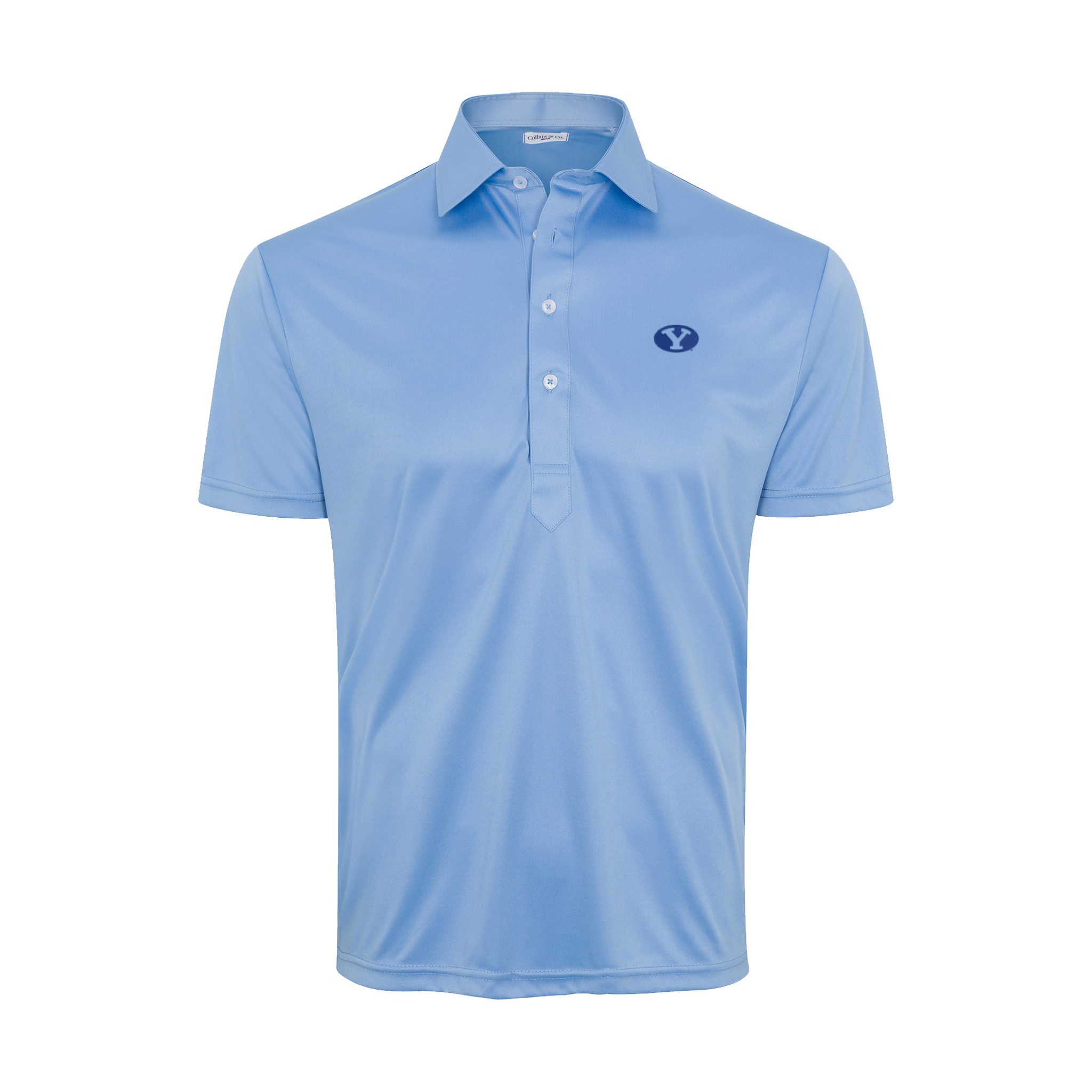 BYU Semi-Spread Collar Polo French Blue