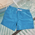 Riviera Swim Trunk Blue Coast