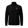 Clemson Cloud Cotton Quarter Zip Pullover Black
