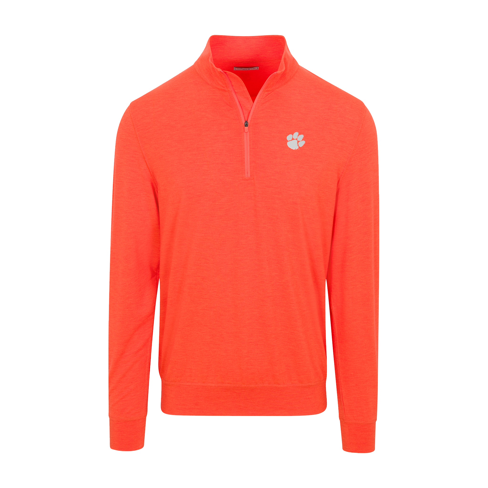 Clemson Velocity Performance Quarter Zip Orange