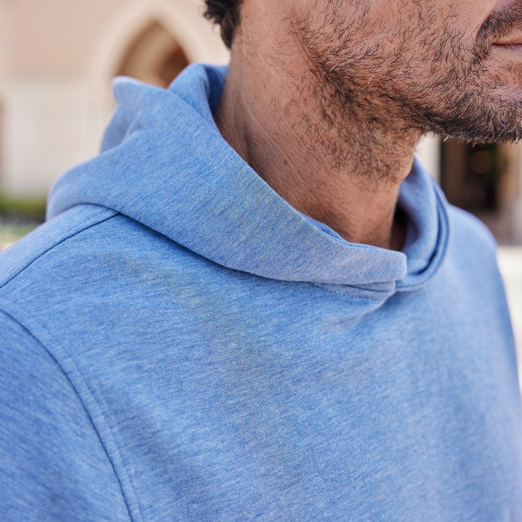 Cloud Cotton Hoodie Medium Blue