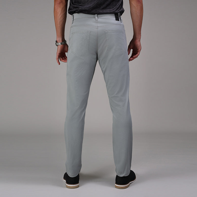CEO Chino Five Pocket Cotton Stretch Pants Grey