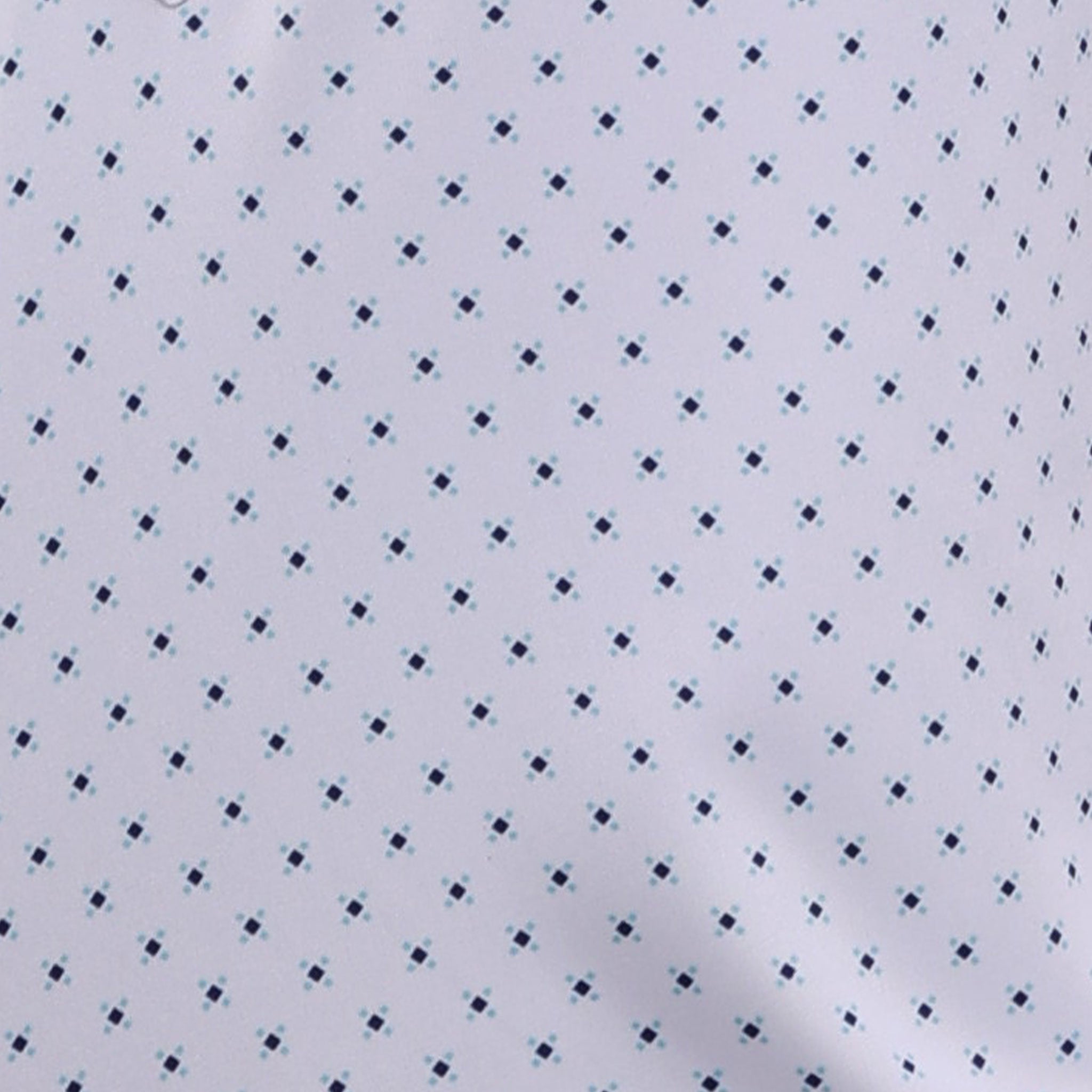 Semi-Spread Collar Polo White Pebble Beach 5 Diamond Relaxed