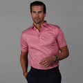 Semi-Spread Collar Polo Red Houndstooth Original