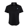 Creighton Women's Cap Sleeve Semi Spread Polo Black