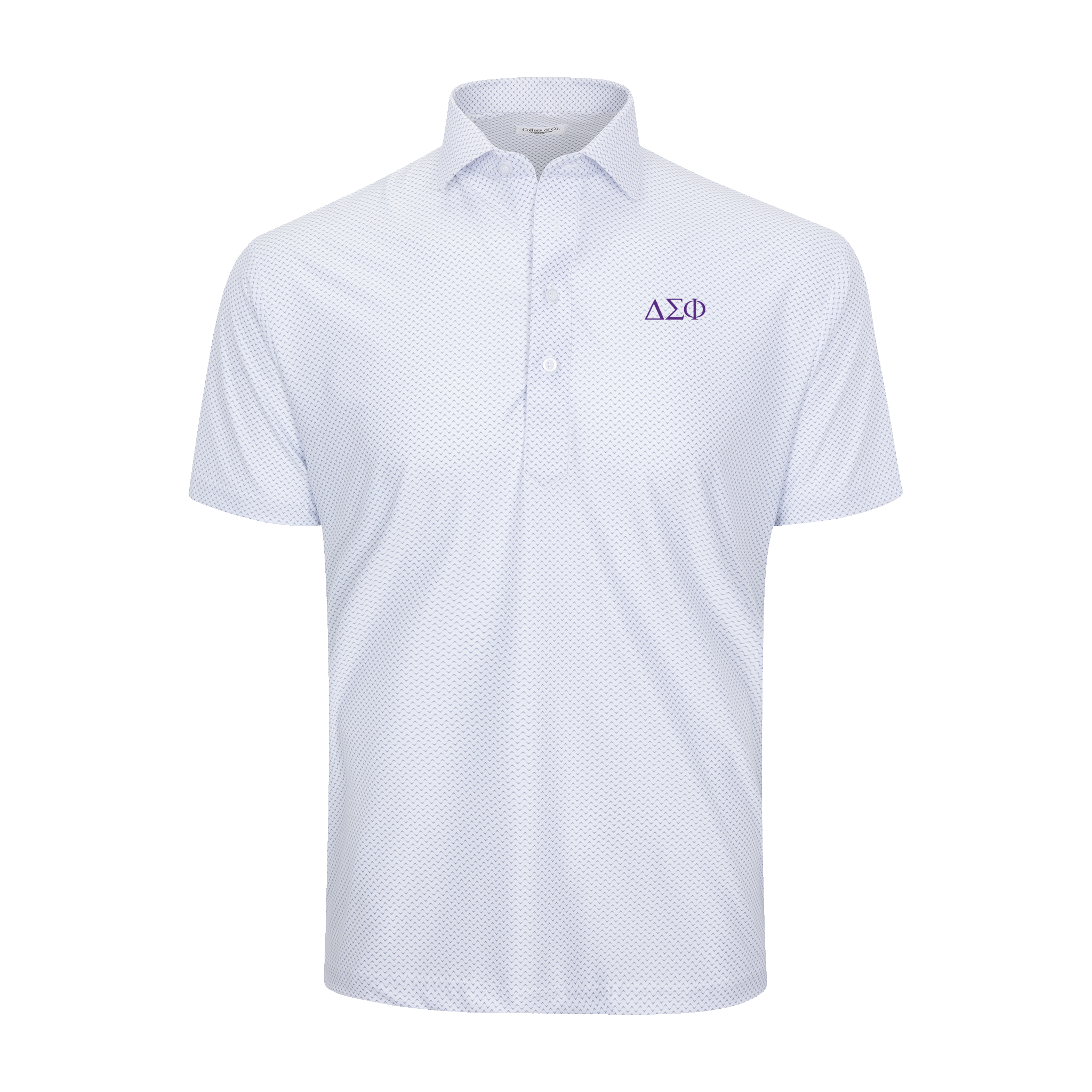 Collars & Co. Delta Sigma Phi Featherweight Flex Polo Pulse