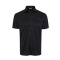 Collars & Co. Delta Sigma Phi Semi-Spread Collar Polo Black