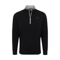 Collars & Co. Delta Tau Delta DriRelease® Performance Pullover Black with Light Grey Trim