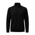 Collars & Co. Delta Sigma Phi Cloud Cotton Quarter Zip Pullover Black