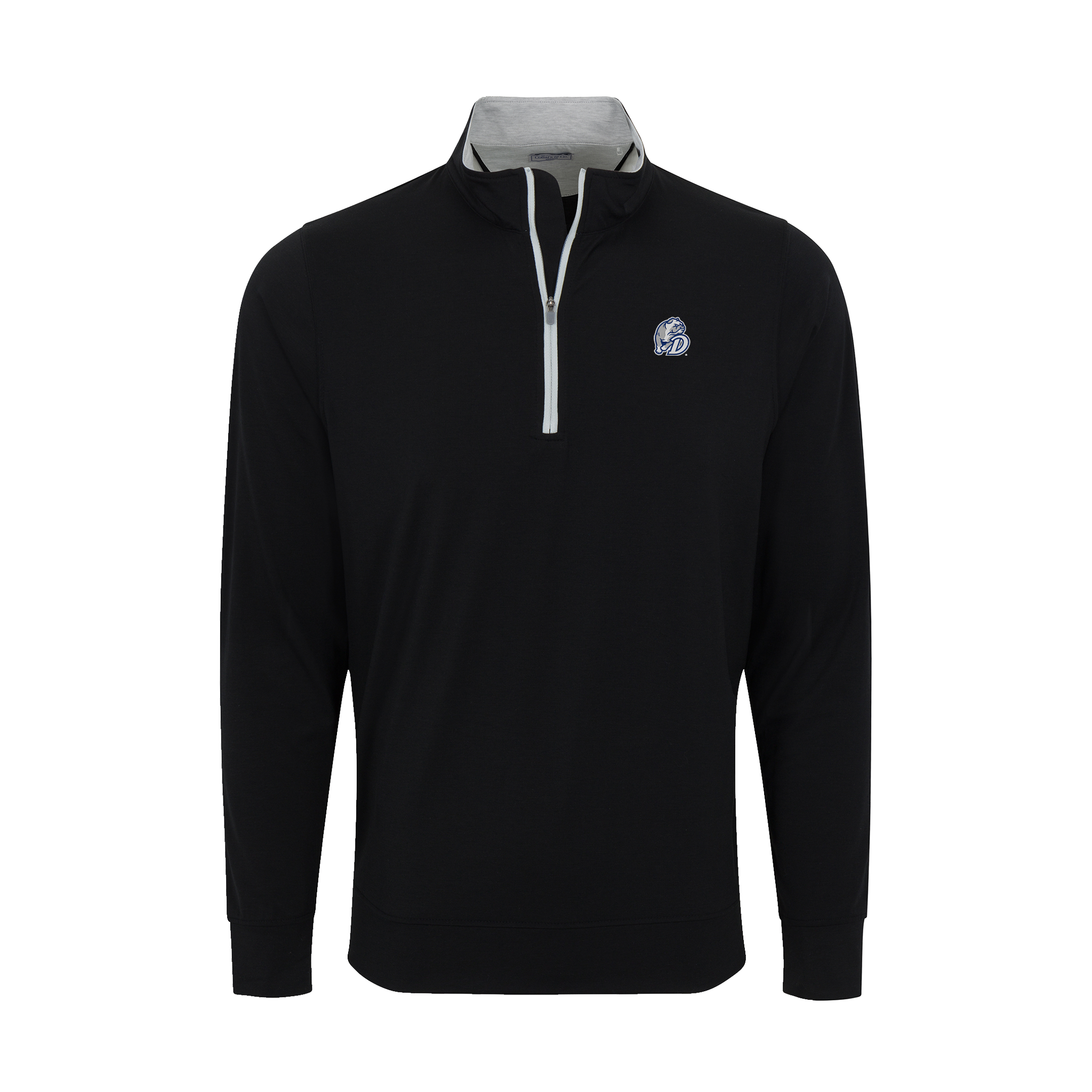 Drake DriRelease® Performance Pullover Black with Light Grey Trim