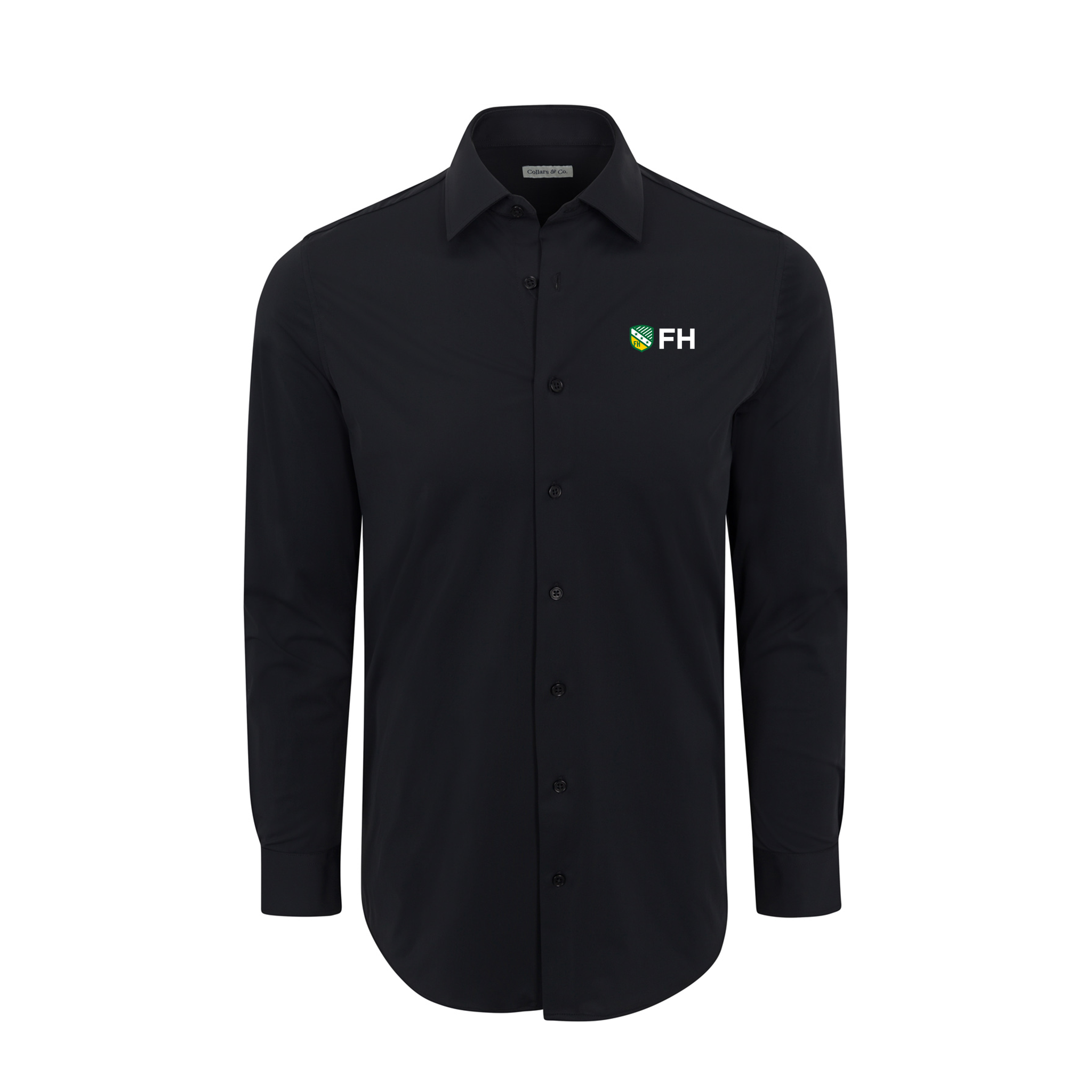 Collars & Co. FarmHouse Apex Performance Dress Shirt Black