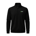 Collars & Co. FarmHouse Cloud Cotton Quarter Zip Pullover Black