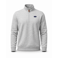 Florida Atlantic Heather Cloud Cotton Quarter Zip Pullover Light Grey