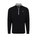 Florida Atlantic DriRelease® Performance Pullover Black with Light Grey Trim