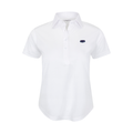 Florida Atlantic Women's Cap Sleeve Semi Spread Polo White