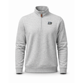 Georgia Southern Heather Cloud Cotton Quarter Zip Pullover Light Grey
