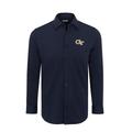 Georgia Tech Apex Performance Dress Shirt Navy