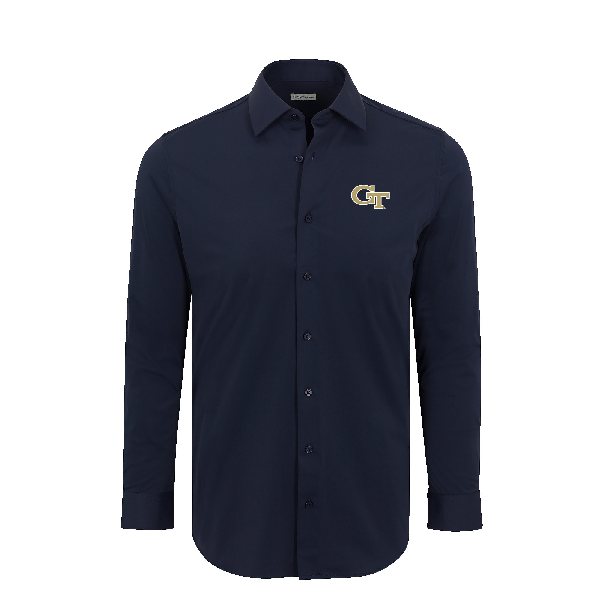 Georgia Tech Apex Performance Dress Shirt Navy