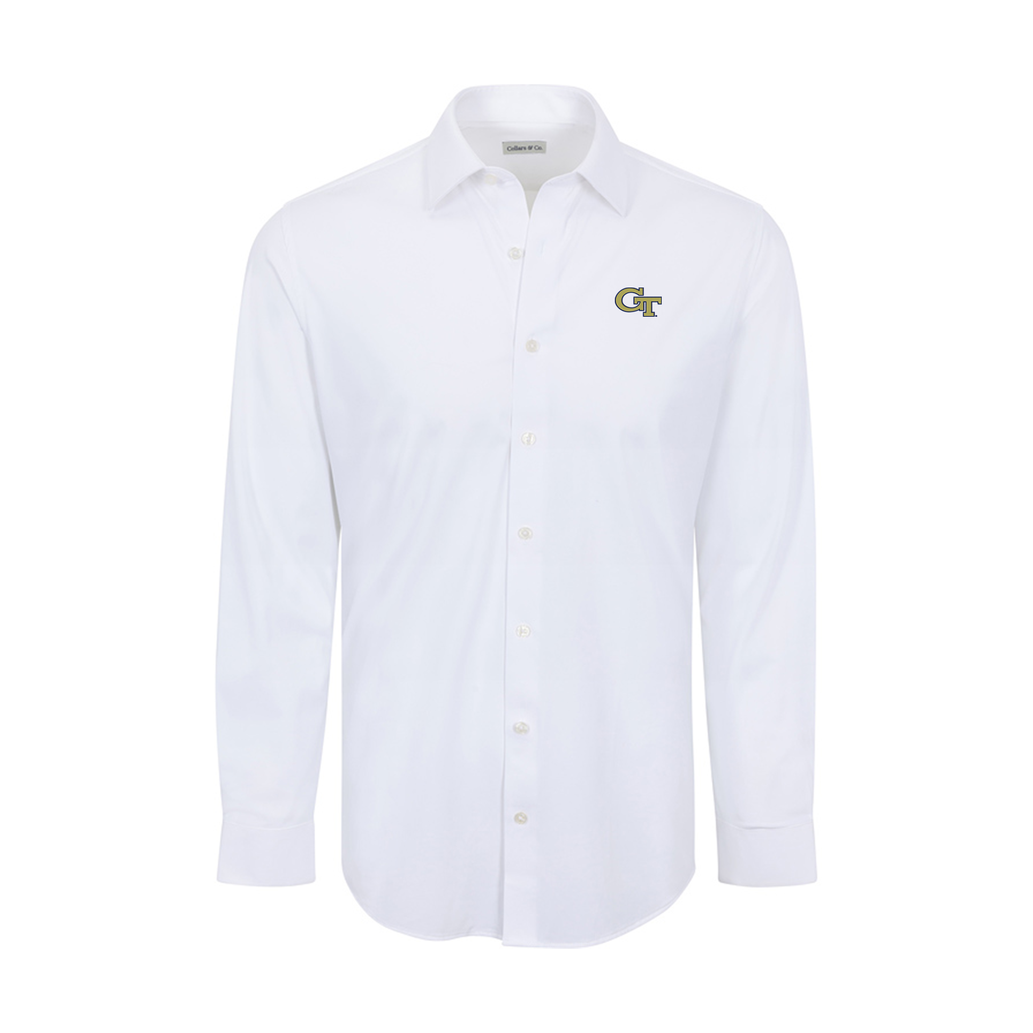 Georgia Tech Apex Performance Dress Shirt White