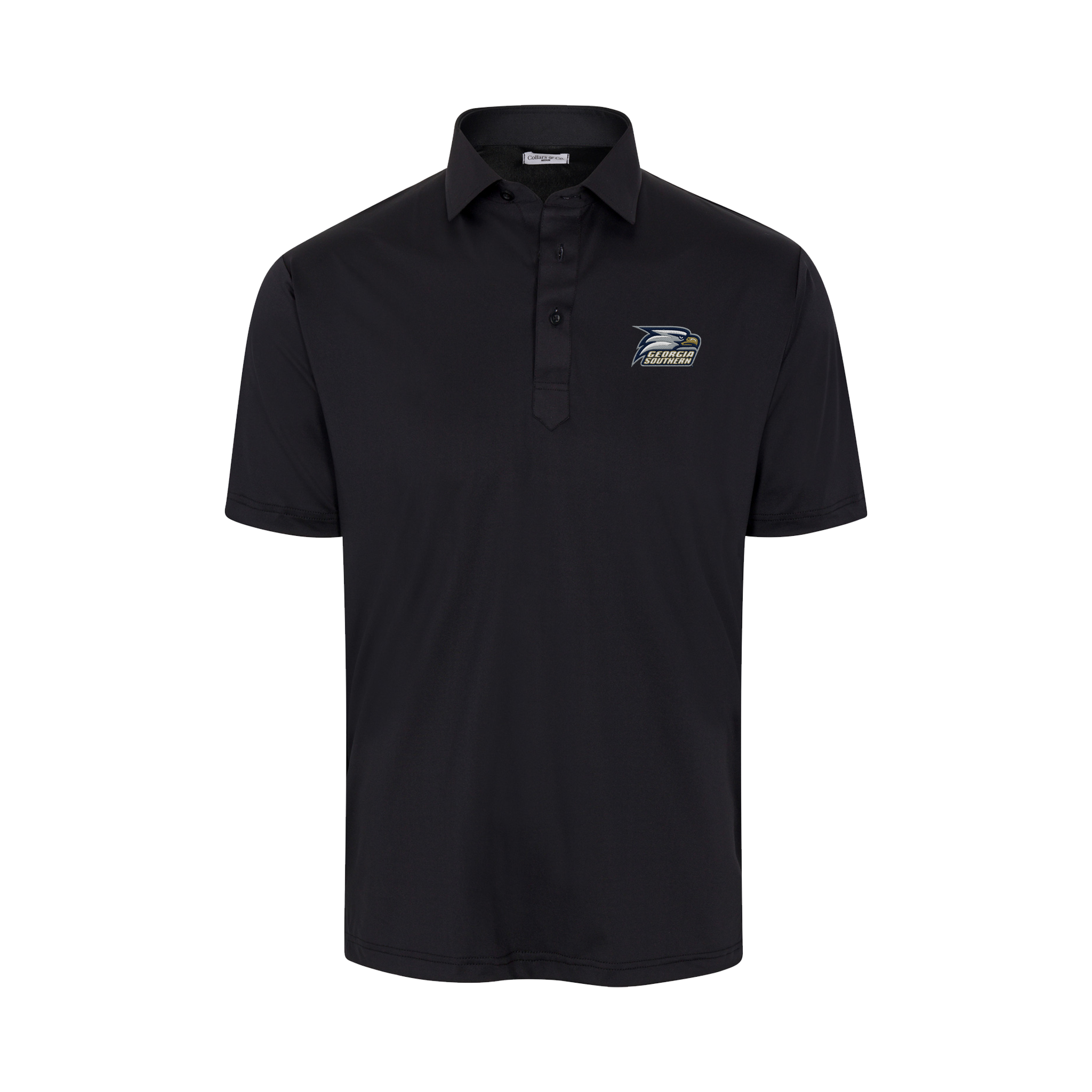 Georgia Southern Featherweight Flex Polo Black