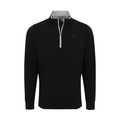 Greenwich Sound Polo DriRelease® Performance Pullover Black with Light Grey Trim