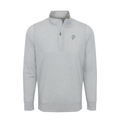 Greenwich Sound Polo Velocity Performance Quarter Zip Light Grey