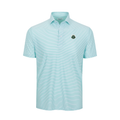 Greenwich Sound Polo Featherweight Flex Polo Augusta Green Stripe