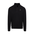 Greenwich Sound Polo Velocity Performance Quarter Zip Black