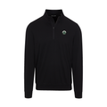 Greenwich Sound Polo Velocity Performance Quarter Zip Black