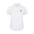Greenwich Sound Polo Women's Cap Sleeve Semi Spread Polo White