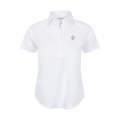 Greenwich Sound Polo Women's Cap Sleeve Semi Spread Polo White