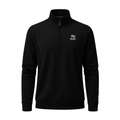 High Point Cloud Cotton Quarter Zip Pullover Black